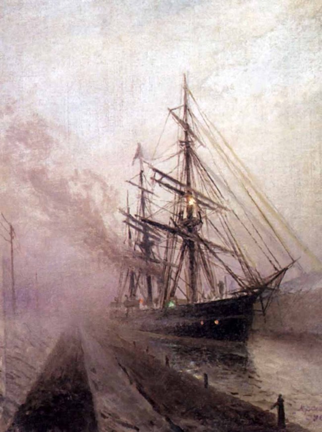 Сочинение по картине: Гриценко - "Клипер Крейсер в Суэцком канале"